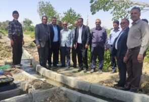 افتتاح کانال انتقال آب باغات کمیجان؛ حرکتی مهم در توسعه کشاورزی شهرستان کمیجان