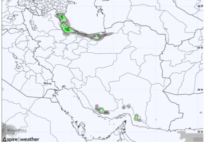 وقوع بارش در برخی نقاط شمال کشور برای امروز و فردا!!