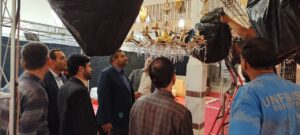 افتتاح نمایشگاه مبلمان، لوستر و سوغات در کمیجان