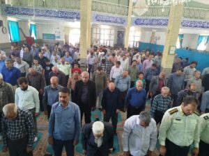 گزرش تصویری نماز جمعه کمیجان