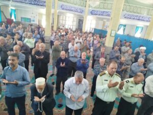 گزرش تصویری نماز جمعه کمیجان
